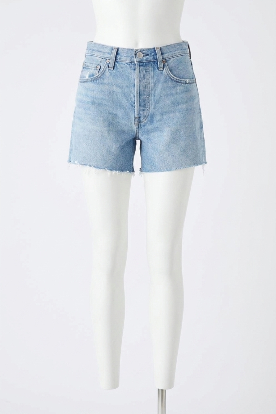 NEW PAIGE archie shorts in tayce distressed